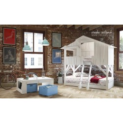 Treehouse bunk bed (MDF+PINE) Treehouse bunk bed (MDF+PINE)