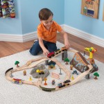 Lesene igrače - gradbeni set in zaboj za igrače