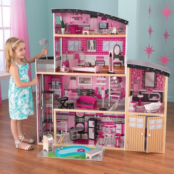 Otroška hiška za punčke - Dvorec Sparkle 