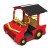 Tractor playhouse, red