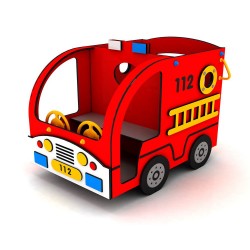 Mini fire engine playhouse