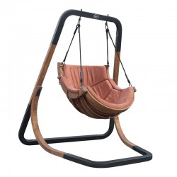 Capri Single Swing Chair Terracotta