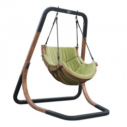 Capri Single Swing Chair Green