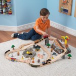 Lesene igrače - gradbeni set in zaboj za igrače