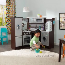 Ultimate Corner Play Kitchen with Lights & Sounds - Espresso