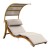 Salina Lounger with Sunshade Beige