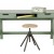 Nikki desk pine green