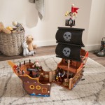 Adventure Bound: Wooden Pirate Ship