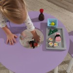 Okrogla otroška miza s stoli Sivka