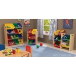 Shranjevalna enota s plastičnimi koriti multicolor - 7-delna