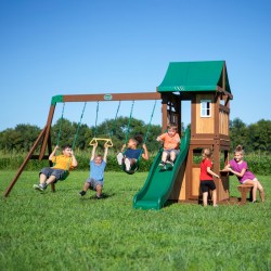Lakewood Play Tower with Swings and Slide